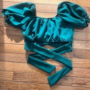 Altar’d State green top Size small